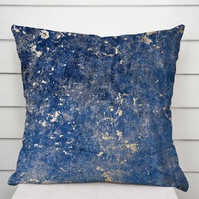 Biante Zamatová obliečka na vankúš Isabela IBL-005 Gold Design kráľovská modrá 45x45 cm - SKLADOM