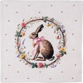 6ks obrúsok zajac s kvetmi Easter Whispers Collection - 40*40 cm