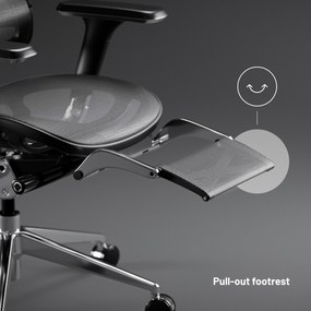 Kancelárska ergonomická stolička Diablo V-Master, čierno-šedá