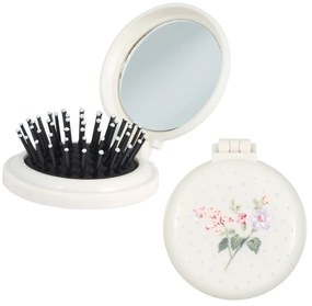 Vreckové kozmetické zrkadlo s hrebeňom Green Gate Asta