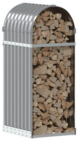 Držiak na polená bledosivý 40x45x100 cm pozinkovaná oceľ