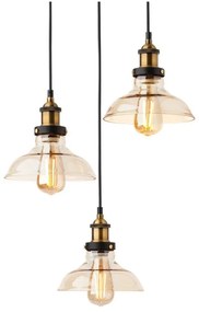 Redo 01-1004 - Luster na lanku SAVILLE 3xE27/42W/230V 01-1004