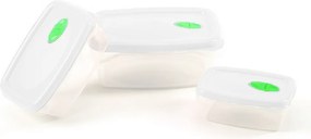 BAMA Sada nádob na potraviny FRESKA, biela