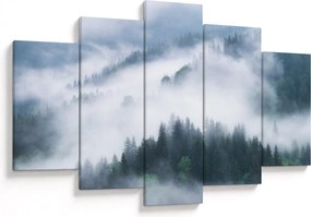 Obraz - Stromy v hmle (150x105 cm)