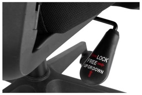 Kancelárska ergonomická stolička Neoseat NOVELO — sieť / látka, čierna, nosnosť 150 kg