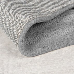 Sivý ručne tkaný vlnený koberec 160x230 cm Zen Rectangles – Flair Rugs