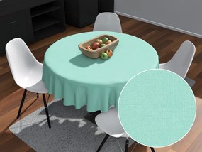 Biante Teflónový okrúhly obrus - Paris TF-052 Mintový Ø 50 cm