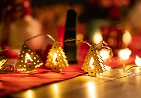 LED girlanda CD009 drevené stromčeky