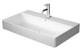 Duravit DuraSquare - Umývadlo brúsené 800x470 mm, bez prepadu, biela 2353800071