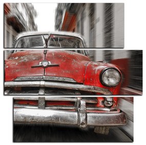 Obraz na plátne - Klasické americké auto - štvorec 3123FD (75x75 cm)