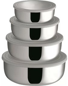 Florina 4-dielna sada nerezových mís