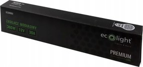 ECOLIGHT Zdroj LED tenké IP20 - 12V - 30A - 360W - Premium Line
