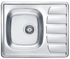 ALVEUS SETA265 - Kuchynský drez ZOOM+drezová batéria RIVIERA 14,8 cm satin/chróm