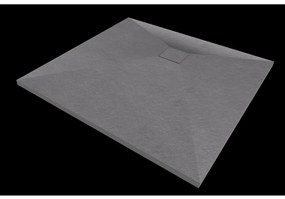 Gamma Erga Oldaf, SMC štvorcová sprchová vanička 90 x 90 cm, šedá matná, ERG-GMA-OL-9090G