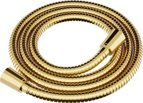 Mexen príslušenstvo, Sprchová hadica 150 cm, nerezové opletenie, zlatá, 79460-50
