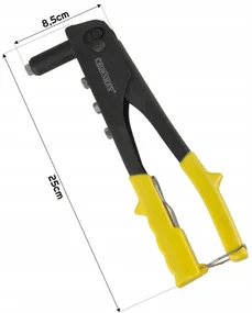 CROWNMAN 250mm ručný nitovač so 4 hrotmi