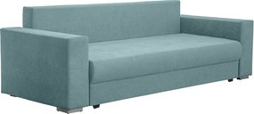 Pohovka rozkladacia na lôžko Genf, modrá aqua látka