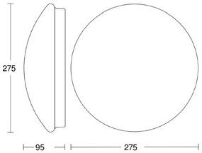 STEINEL 035105 - LED Kúpeľňové svietidlo so senzorom RS 16 LED/9,5W/230V IP44