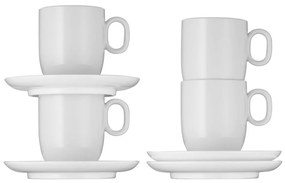 Biele porcelánové šálky v súprave 2 ks na cappuccino 170 ml Barista – WMF