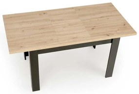 Jedálenský stôl Aseado, dub artisan / čierna