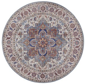 Kusový koberec Asmar 104002 Cyan / Blue kruh, 160x160 (priemer) kruh, modrá, chodba / predsieň, Hanse Home