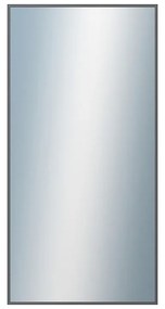 DANTIK - Zrkadlo v rámu, rozmer s rámom 60x120 cm z lišty Hliník grafit drásaná (7269224)