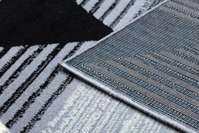 Koberec BCF BASE 3986 Geometric sivý / čierny
