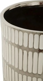 Sada 2 ks obalů na květináč Ray bílo-stříbrná