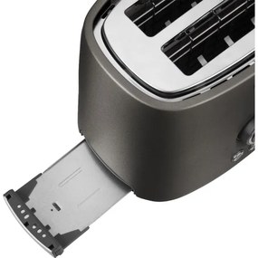 Sencor - Hriankovač s dvoma otvormi 1000W/230V antracit