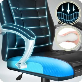 Otočná kancelárska stolička Sofotel 322 - čierna