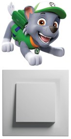 PIPPER. Samolepka nad vypínač „PAW Patrol - Rocky"