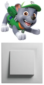 PIPPER. Samolepka nad vypínač „PAW Patrol - Rocky"