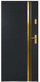 Dvere vchodové Aion S68 90P antracit