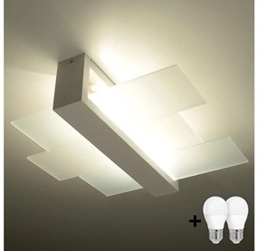 Brilagi -  LED Stropné svietidlo HERA 2xE27/7,5W/230V biela BR.0078