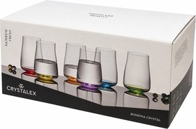 Crystalex poháre Rainbow fresh 400 ml 6 ks