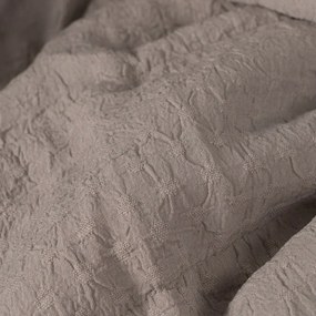 Taupe prešívaný pléd 180x260 cm – Ixia