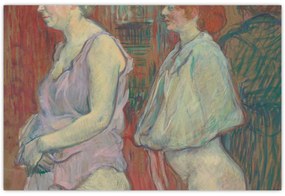 Obraz - Henri de Toulouse-Lautrec, Rue des Moulins, reprodukcia (90x60 cm)
