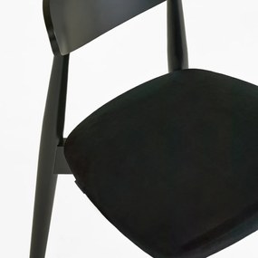SOLAR BLACK 2.0 DREVENÁ STOLIČKA S PODSEDÁKOM black