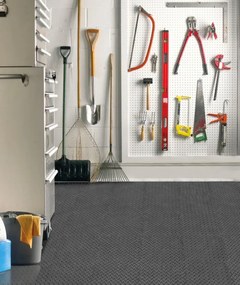 Gumová dlaždica Alfa 30 x 30 cm, čierna MHEU5100330