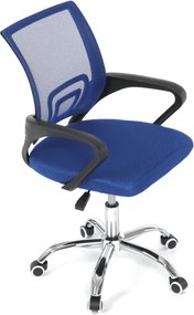 Detská otočná stolička modrá KA-L103 BLUE