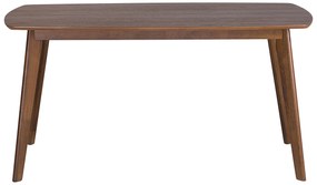 Jedálenský stôl 150 x 90 cm tmavé drevo IRIS Beliani