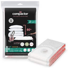 Compactor 2-dielna sada vákuových úložných vriec Bag Aspispace M, 55 x 90 cm, M