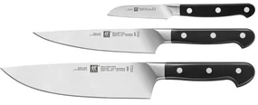 Zwilling Pro sada nožov 3 ks, nôž na zeleninu 9 cm, nôž na krájanie 16 cm,  kuchársky nôž 20 cm, 38447-003 | BIANO