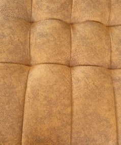 Kreslo PETRONELA 1, zlatohnedá/dub