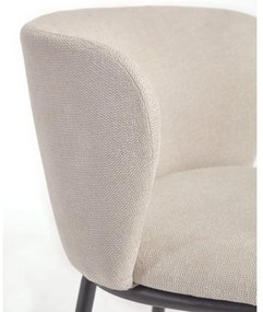 Béžová barová stolička (výška sedadla 65 cm) Ciselia – Kave Home