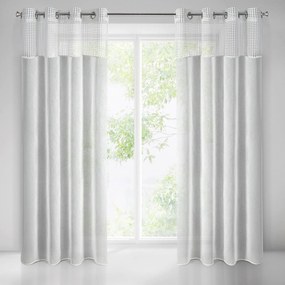 ZÁCLONA GRACE 140X250 CM BIELA