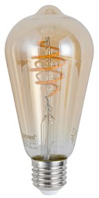 Sada 5 ks Inteligentné stmievateľné LED žiarovky E27 ST64 Jantárová 4,9 W 320 lm 2500 K