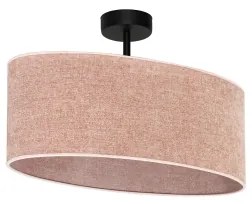 Duolla - Prisadený luster OVAL 1xE27/15W/230V ružová