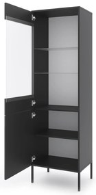 Vitrína Iseo 54 cm černá