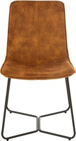 Okrová zamatová jedálenská stolička Chair Isabel Ochre - 64*47*89cm